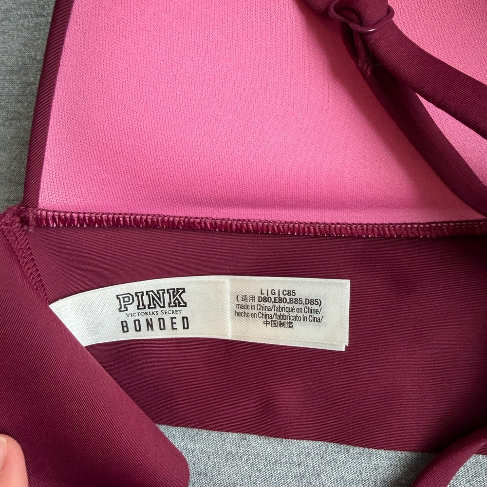 Victoria's Secret Bra Set - Burgundy and Mint - Picture 5 of 7